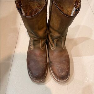 Thorogood Brown Leather Steel Toe Work Boots